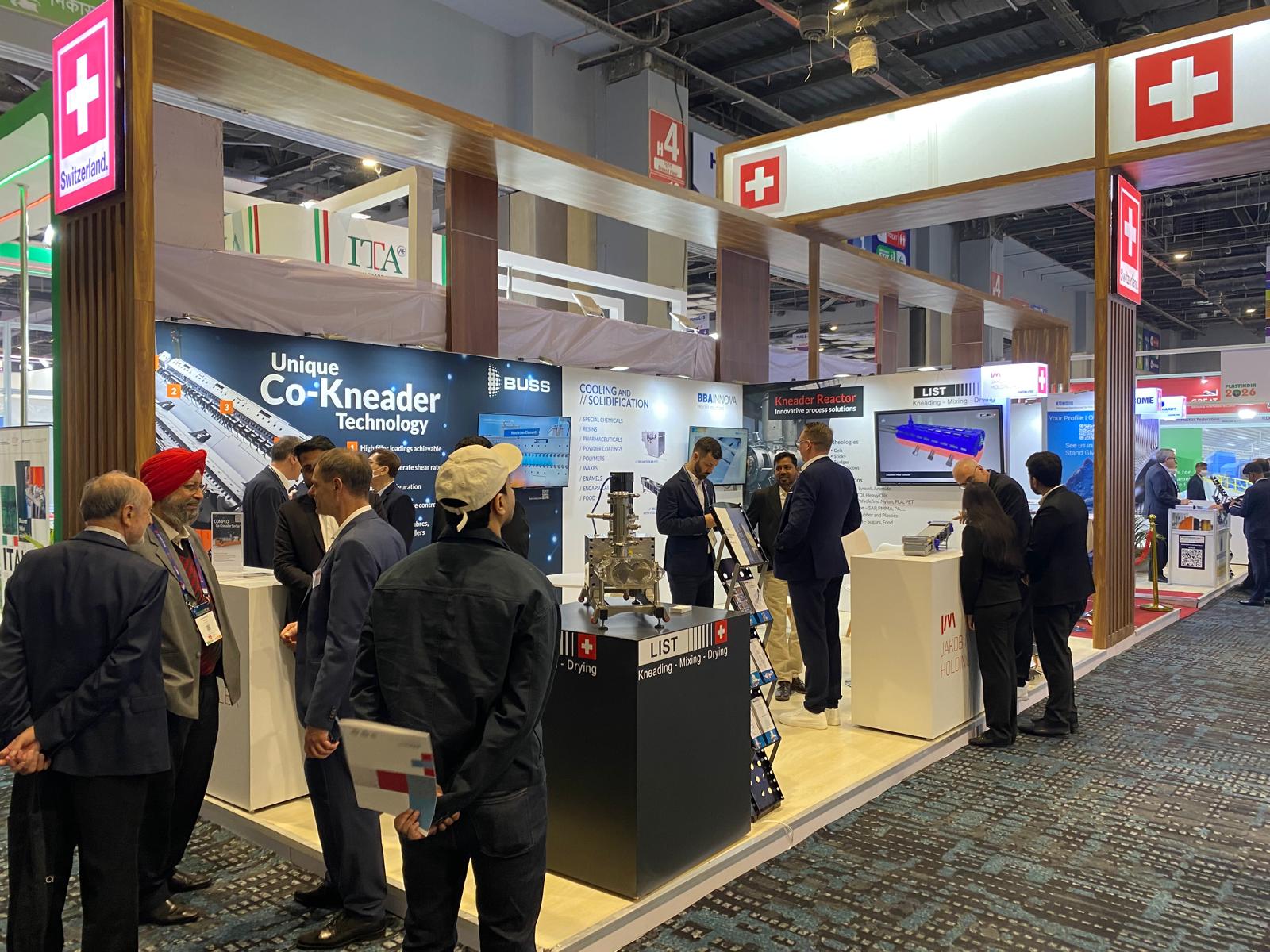 Schweizer Messestand